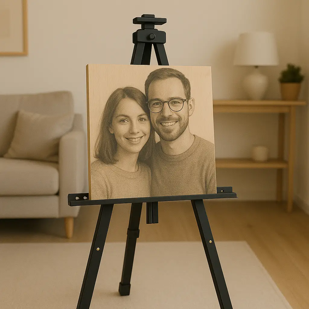 Rocznica — portret na drewnie EdexArt